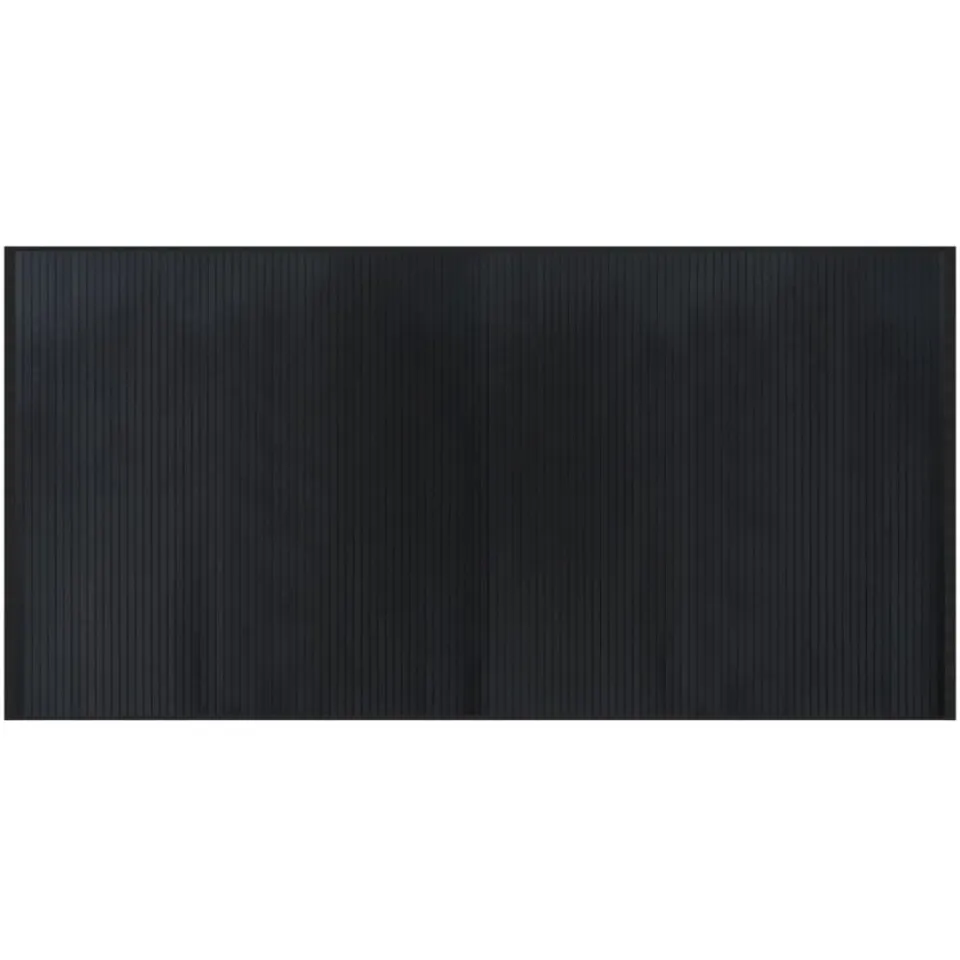 vidaXL Vloerkleed rechthoekig 100x200 cm bamboe zwart, foto 3