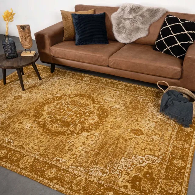 Heritaged Vintage vloerkleed - Traditions okergeel 160x240