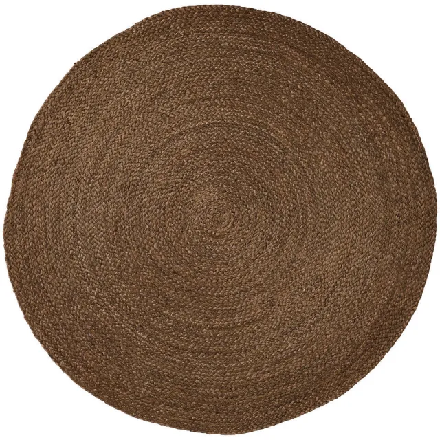 Kwantum Vloerkleed Solis Donker Bruin ø 100 cm Dr.Bruin#Donker bruin