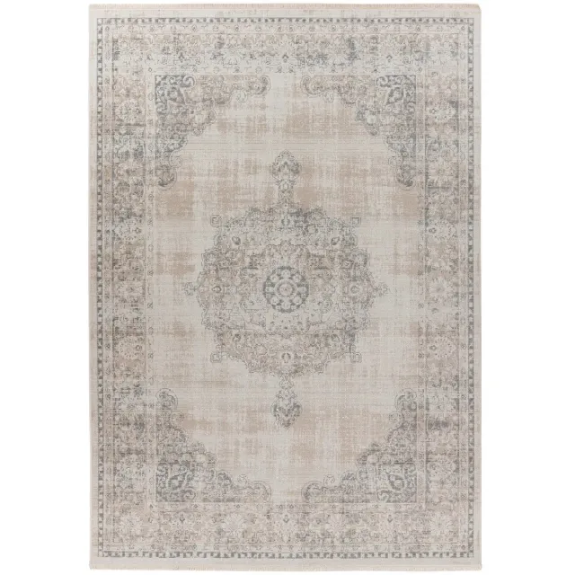 Dutch XXL Vintage Vloerkleed | Tapijt | Milan | Medaillon | Grijs