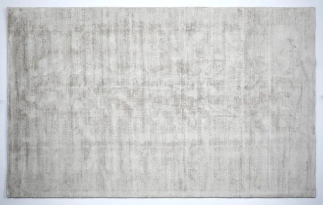 Dutch Lifestyle Berlin - Viscose - Vloerkleed - 195x300 cm - Grijs Lichtgrijs