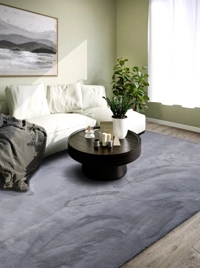 flycarpets Villeroy & Boch 1899 High Pile Rug Leon Antraciet