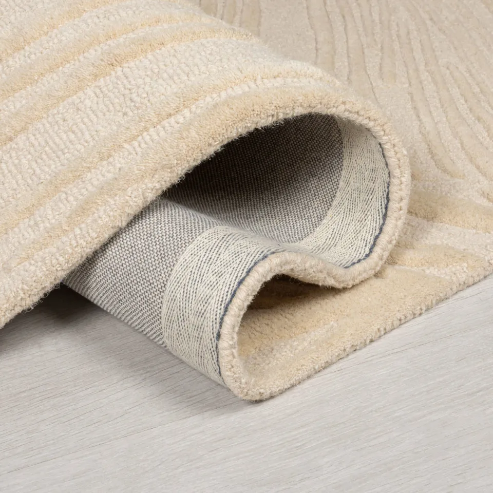 Flair Rugs Lino Leaf vloerkleed beige, foto 4