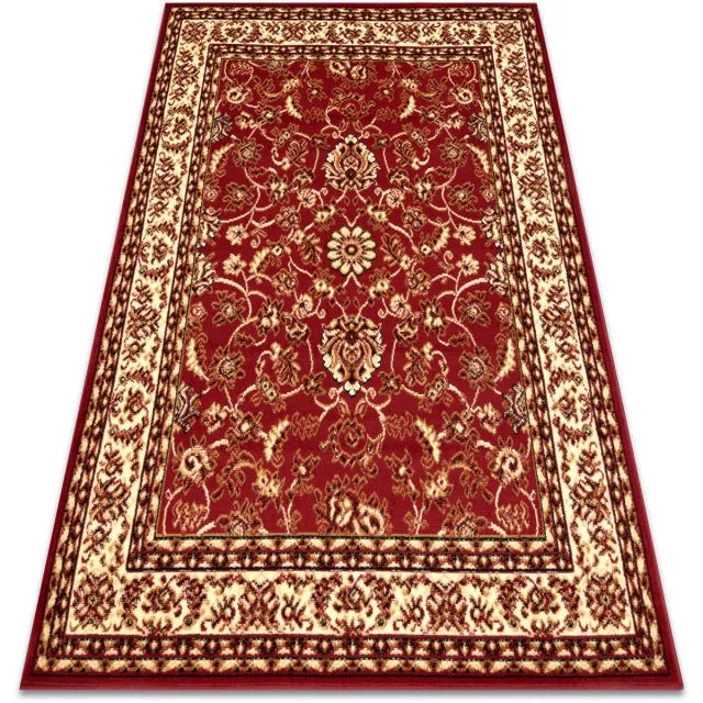 RUGSX Kleden Rugsx Tapijt BCF Morad KLASYK klassiek - bordeauxrood 60x110 cm