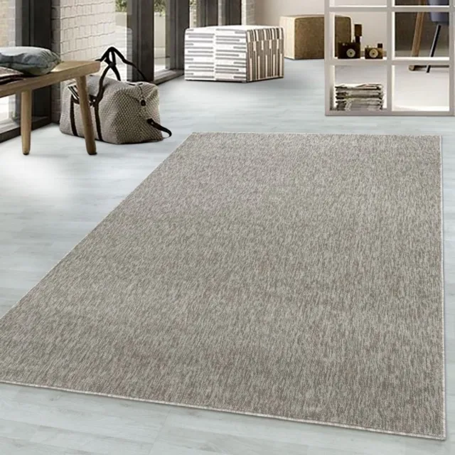 TapisTrend Designer tapijt Beige Kortpolig binnenkleed, 4 mm hoog, glanzend gemarmerd effect