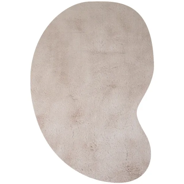 Veer Carpets Vloerkleed Morbido Sand - Organisch 160 x 230 cm - Extra Hoogpolig Fluffy Vloerkleed in Scandinavische / Hotel Chique Stijl