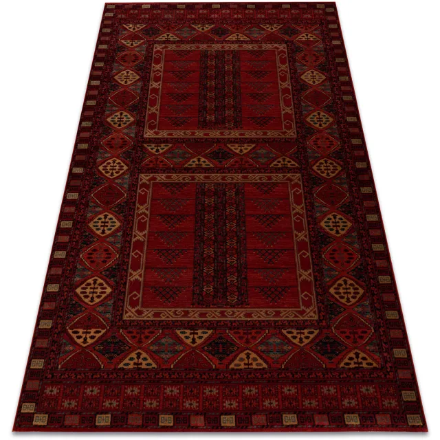 RUGSX Kleden Rugsx Wollen tapijt KASHQAI 4346 300 oosters, geometris 240x340 cm Bordeau