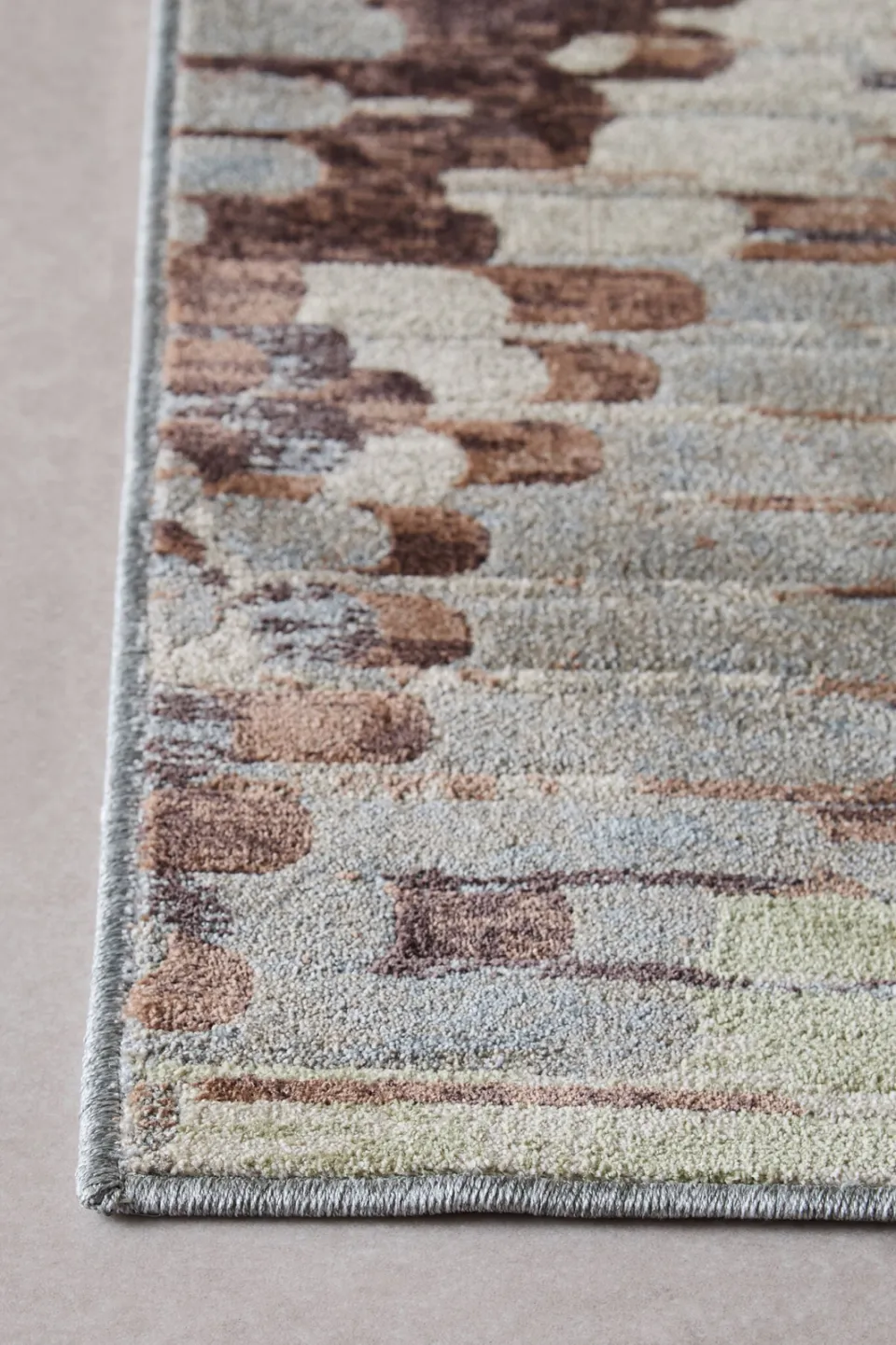 NOUS Living vloerkleed bruin/blauwgrijs (290x200 cm), foto 4