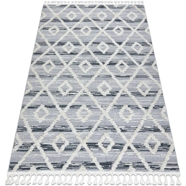 RUGSX Kleden Rugsx Tapijt SEVILLA Z555A kratka, ruitjes grijs / 120x170 cm