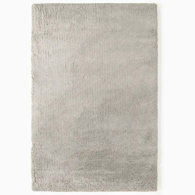 Westwing Collection Hoogpolig extra zacht vloerkleed Leighton Grijs