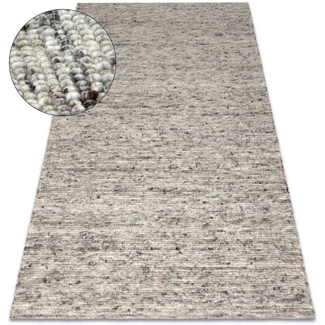 RUGSX Kleden Rugsx NEPAL 2100 naturel grijs tapijt - wollen