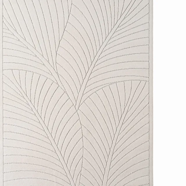 Ayyildiz Japandi-stijl binnen- en buitentapijt Nova (crème 1203) - 120x170 cm