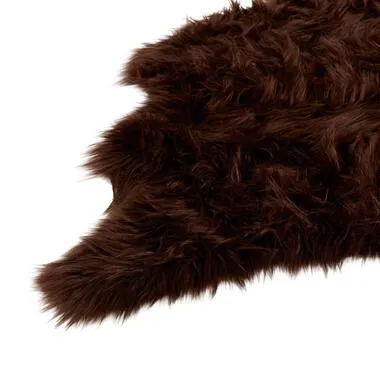 Kwantum Furdilly vloerkleed donkerbruin bruin, foto 3