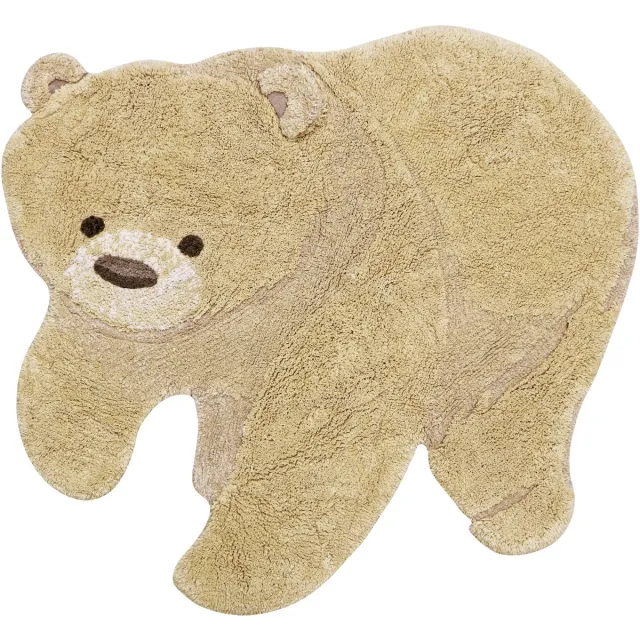 Lorena Canals Vloerkleed - Bear Beige, Honing, Naturel, Lichtbruin