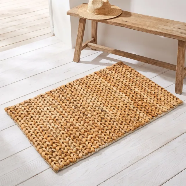 Signes Grimalt Kleden Signes Grimalt Jute Vloerkleed Dikke Vlecht Honing Beige