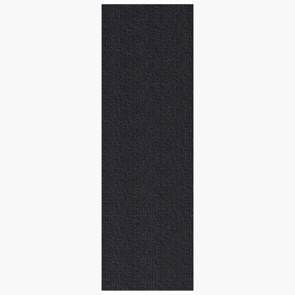 vidaXL Tapijt Loper Antraciet 80 x 500 cm Stof Anthraciet
