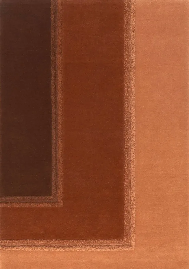 Acsento Delos Rust Vloerkleed - 240 x 340 cm - Oranje,Bruin - Rechthoekig - Wol - Woonkamer, Eetkamer, Slaapkamer - Geometrisch - Modern, Boho