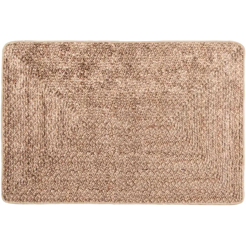 vidaXL Vloerkleedloper MARSA Bruin 120 x 170 cm Polyester en PVC