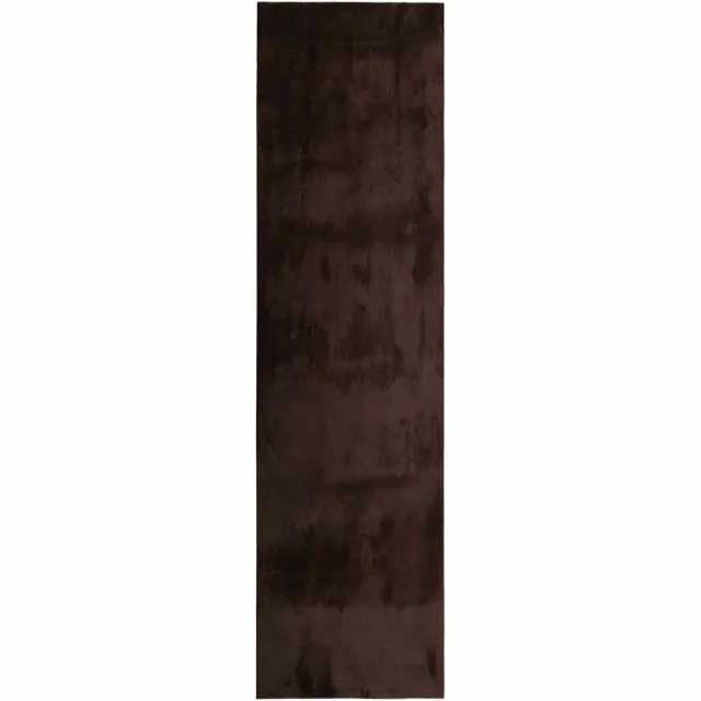vidaXL Tapijt - HUARTE - Bruin - 80 - x - 500 - cm - 100% - Polyester - Plat