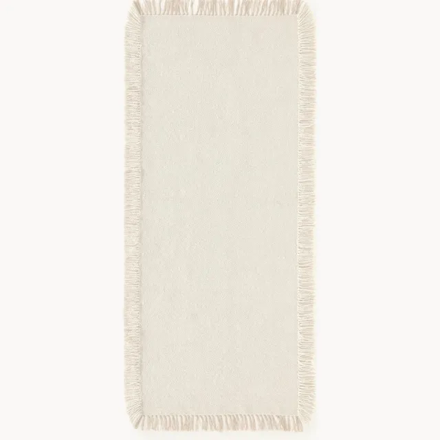 Westwing Collection Handgeweven in- & outdoor loper Marcus Wit