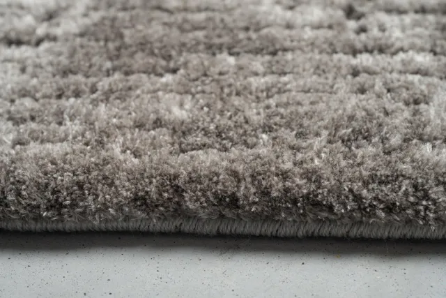 Tapis Home Tapison Home Kyoto 014.0500.2121 Vloerkleed - 160 x 230 cm - Taupe - Rechthoekig - Polyester - Eetkamer, Woonkamer, Slaapkamer - Effen - Modern, Landelijk