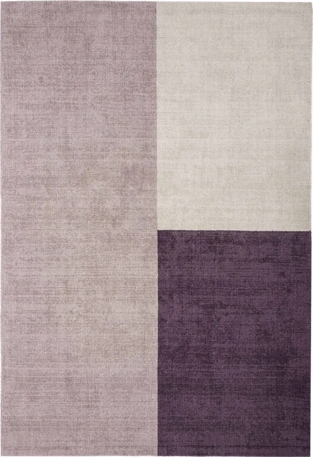 Eazy Living Easy Living - Blox-Rug-Heather Vloerkleed - 200x300 - Rechthoek - Laagpolig Tapijt - Modern - Grijs, Paars