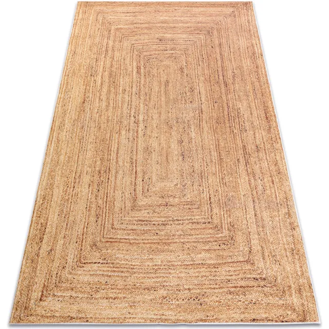 RUGSX Kleden Rugsx ANDRE 1017 tapijt wasbaar vlecht, antislip - 160x220 cm Beige