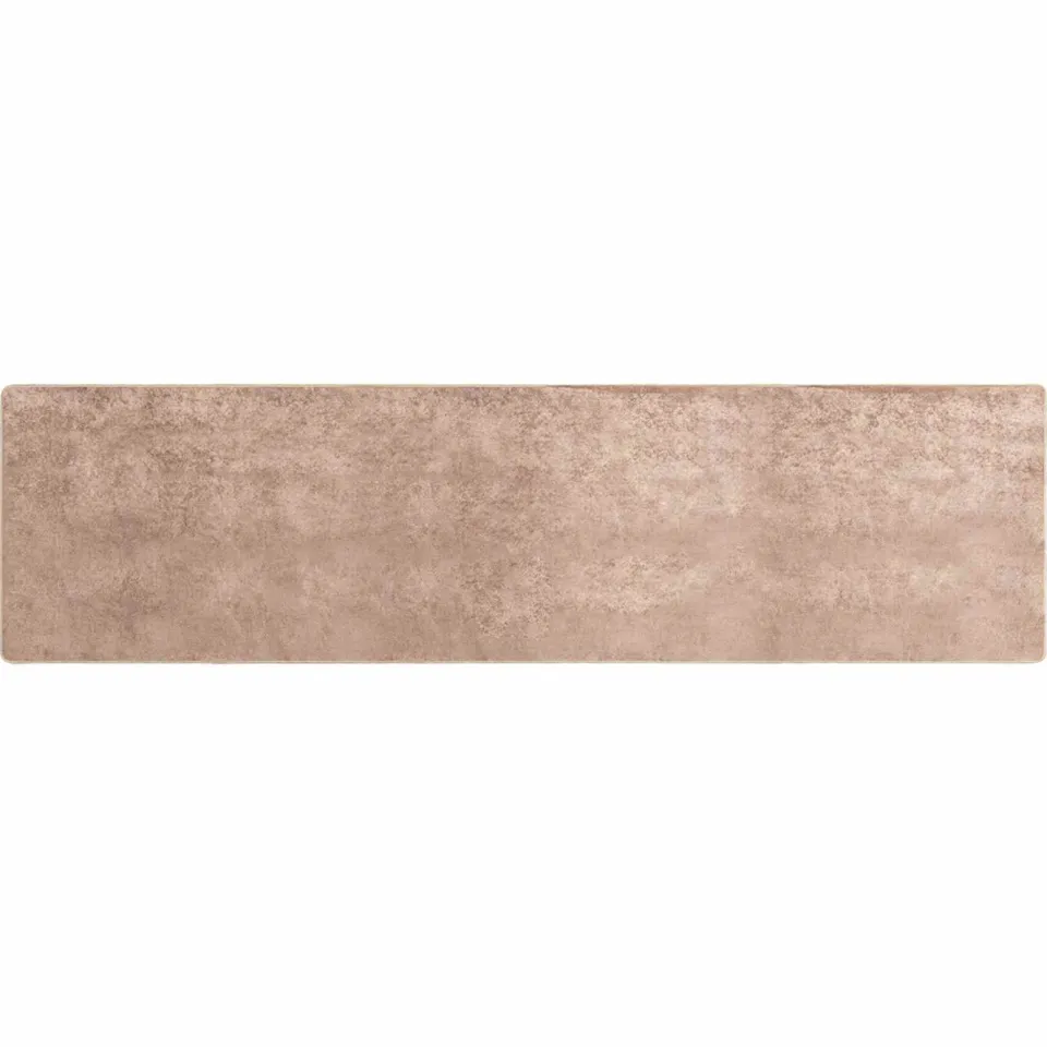 vidaXL Vloerkleedloper MARSA Zand 80 x 300 cm Polyester en PVC Geel