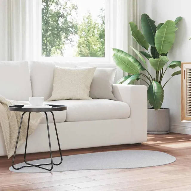 vidaXL Tapijt HUARTE Grijs 80 x 150 cm Polyester