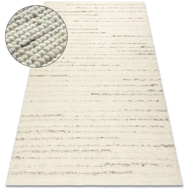 RUGSX Kleden Rugsx NEPAL 2100 wit / naturel grijs tapijt 300x400 cm