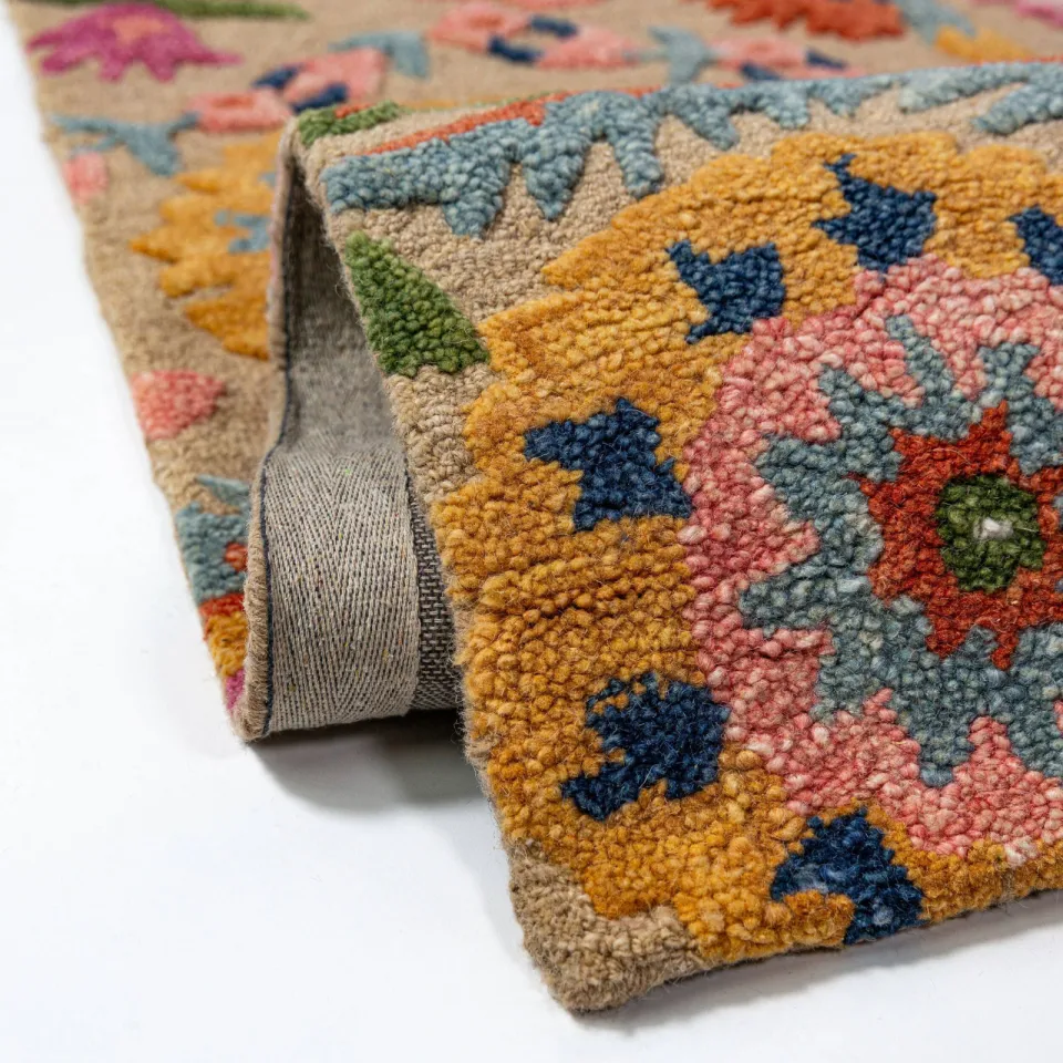Flair Rugs Amira Floral wol vloerkleed meerkleurig multi, foto 4