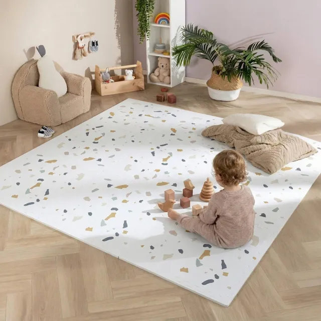Little Olly Foam puzzelmat - Alfie XL Confetti Multicolor - 180x180cm