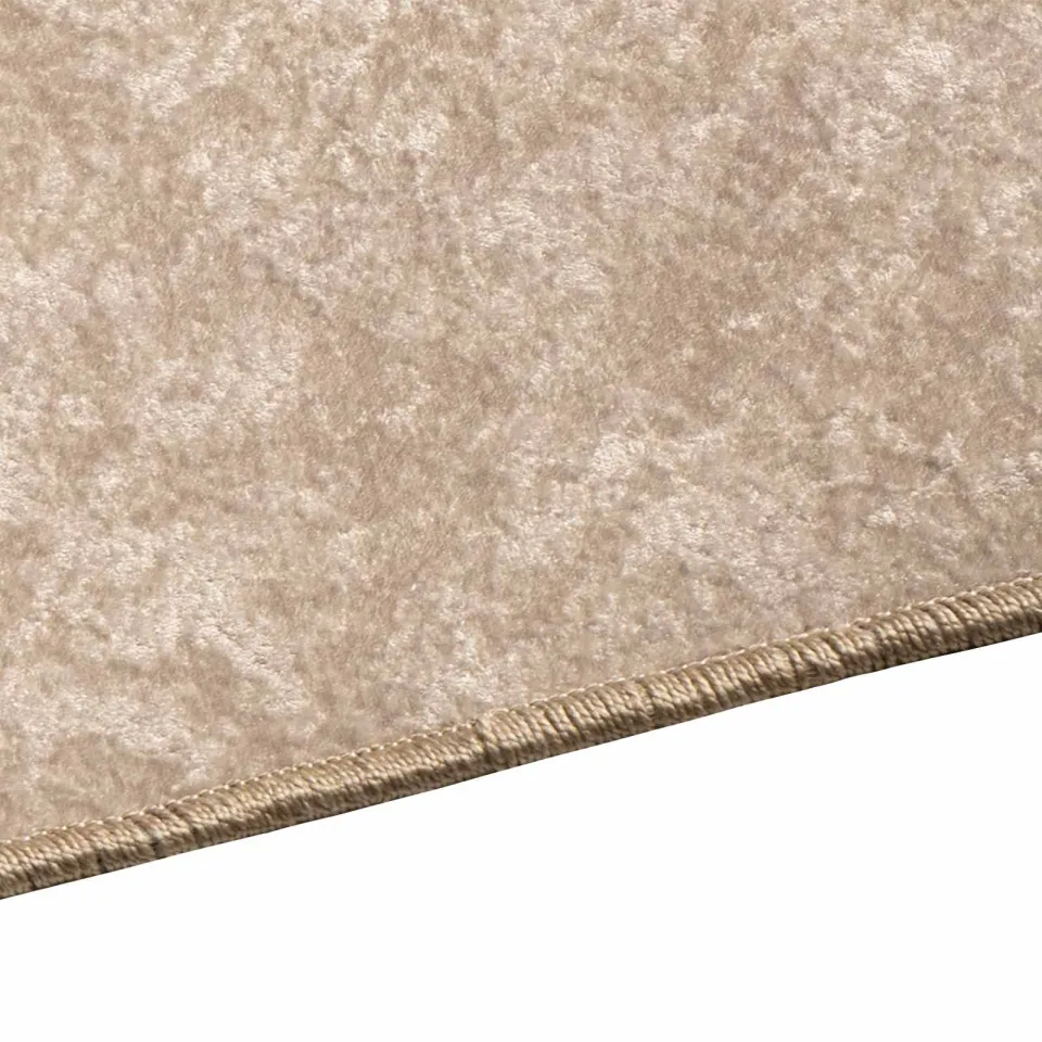 vidaXL Vloerkleedloper MARSA Beige 190 x 300 cm Polyester en PVC, foto 3