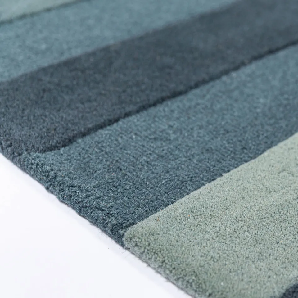 Flair Rugs Eldon wollen vloerkleed blauw, foto 3