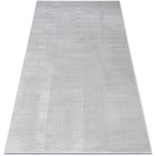 RUGSX Kleden Rugsx Tapijt BALANCE 9086 grijs - Geometrisch, structure 180x270 cm