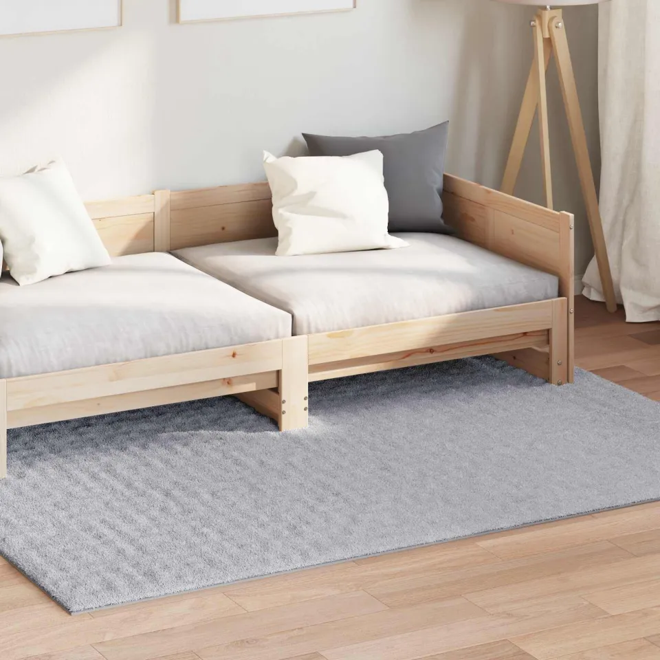 vidaXL Binnen kleed SIROLO Grijs 120 x 170 cm Polyester Medium Pile, foto 3