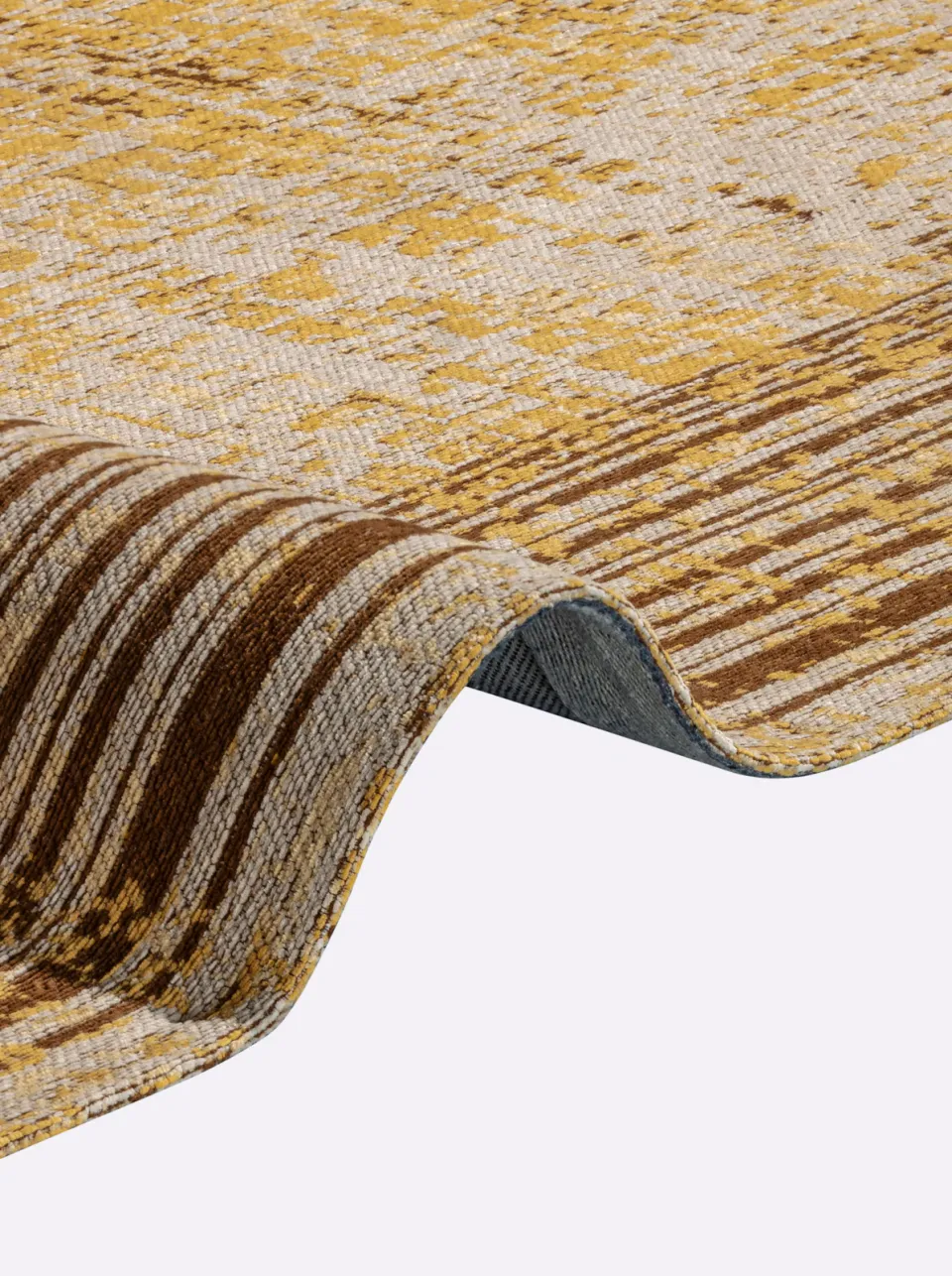 vloerkleed mosterdgeel, foto 3