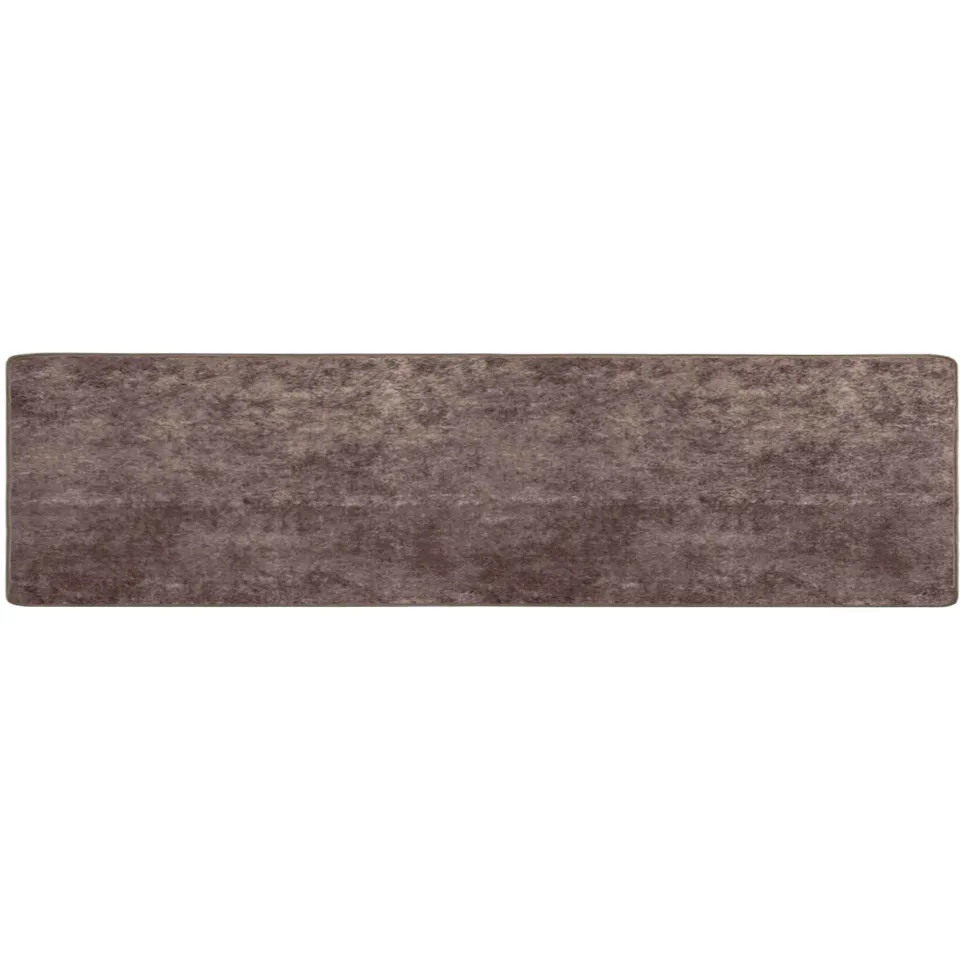 vidaXL Vloerkleedloper MARSA Grijs 100 x 400 cm Polyester en PVC
