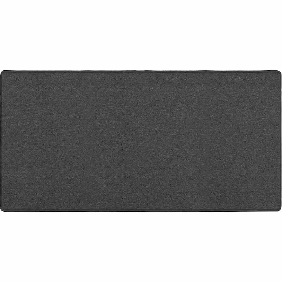 vidaXL Tapijt Loper Donkergrijs 100 x 200 cm 100% Polypropyleen Middelgrijs