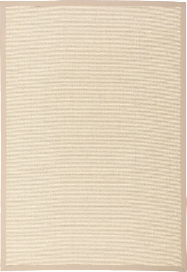 Pergamon Vloerkleed Sisal Natura Classic met rand Creme