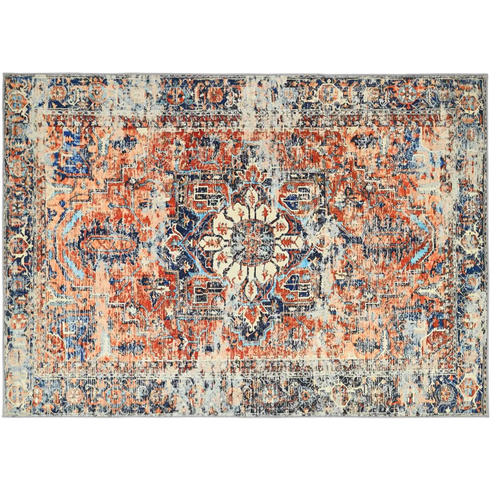 vidaXL Vloerkleed ORIZ Oranje 300 x 400 cm 100% polyester