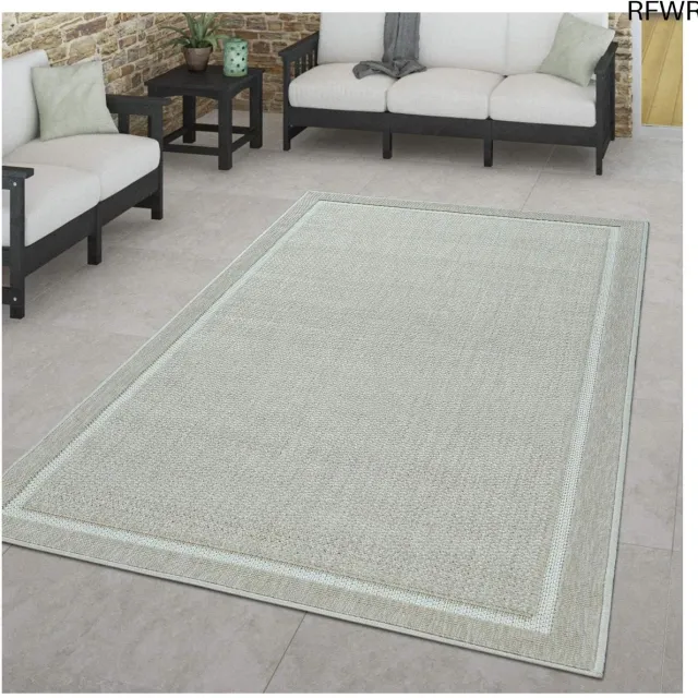 RFWR Weerbestendig Scandinavisch Vloerkleed voor Binnen en Buiten - 120x170 cm - Beige