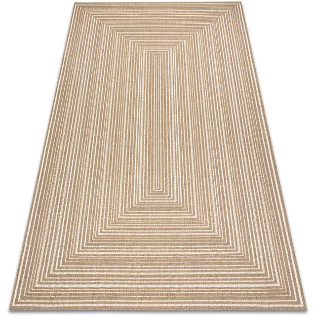 RUGSX Kleden Rugsx FLAT 48962265 Sisal tapijt Geometrisch - natuurlij 200x290 cm Beige