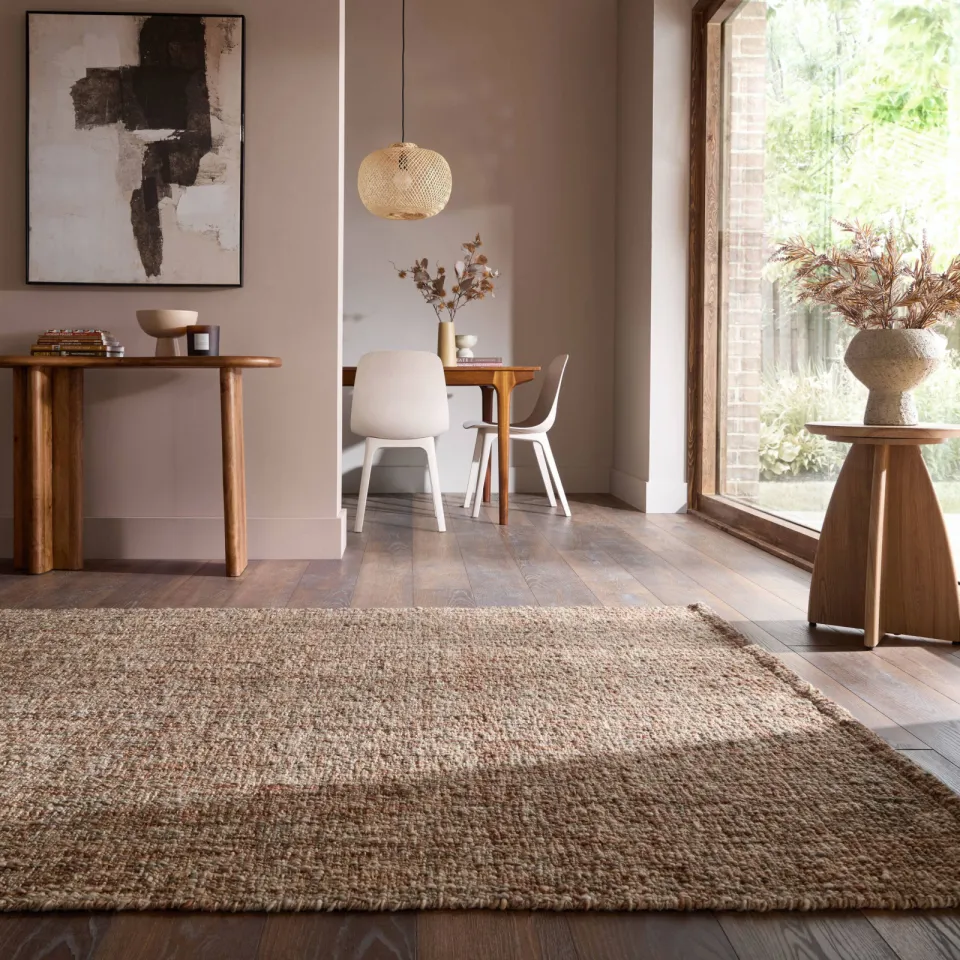 Flair Rugs Heather wol vloerkleed terra, foto 2