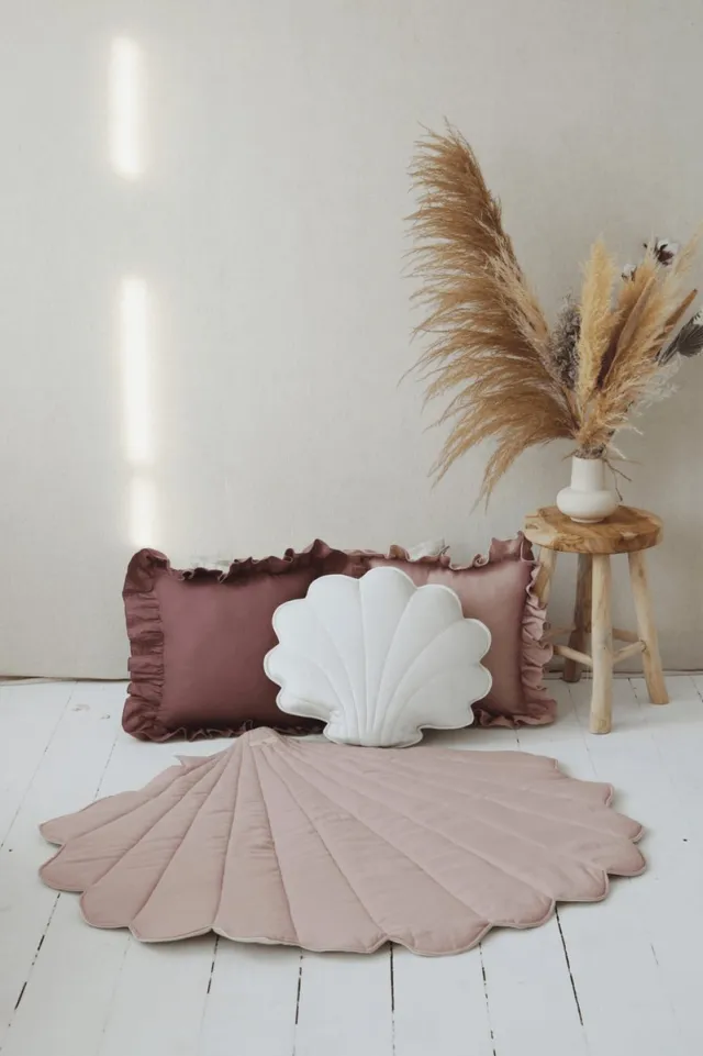 Moi Mili Schelp Speelmat Powder Pink Roze