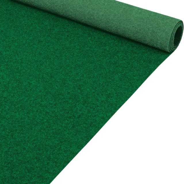ANRO Eventtapijt Groen 200x133cm – Beurstapijt Loper Messeloper Bruiloftsloper Antislip Op Maat