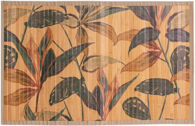 5Five® Badmat met bloemmotief 80x50 cm BLACKFLORA Multicolore