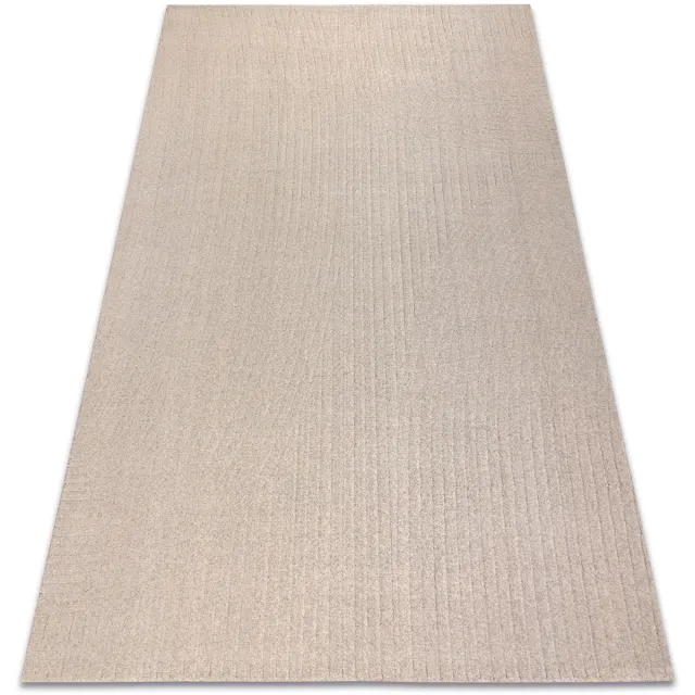 RUGSX Kleden Rugsx Wollen tapijt TEXTURA 488.12.LA110 OSTA - Golven, 200x300 cm Beige