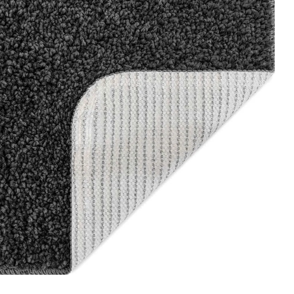 vidaXL Antislip Shaggy Tapijt Donkergrijs 240 x 340 cm PP grijs, foto 4