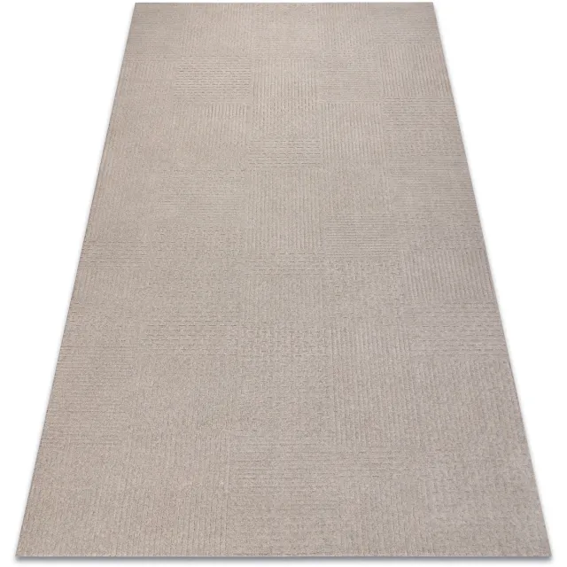 RUGSX Kleden Rugsx Wollen tapijt TEXTURA 488.21.LA110 OSTA - Lijnen, 200x300 cm Grijs